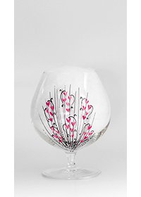 Crystal Snifter-Hearts