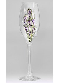 Champagne Flute-Grape Vines