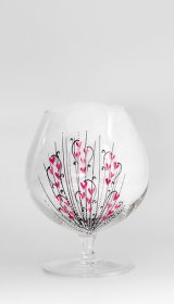 Crystal Snifter-Hearts