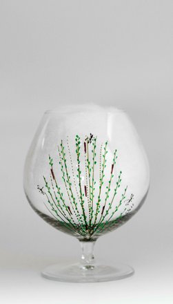 Crystal Snifter-Cat Tails
